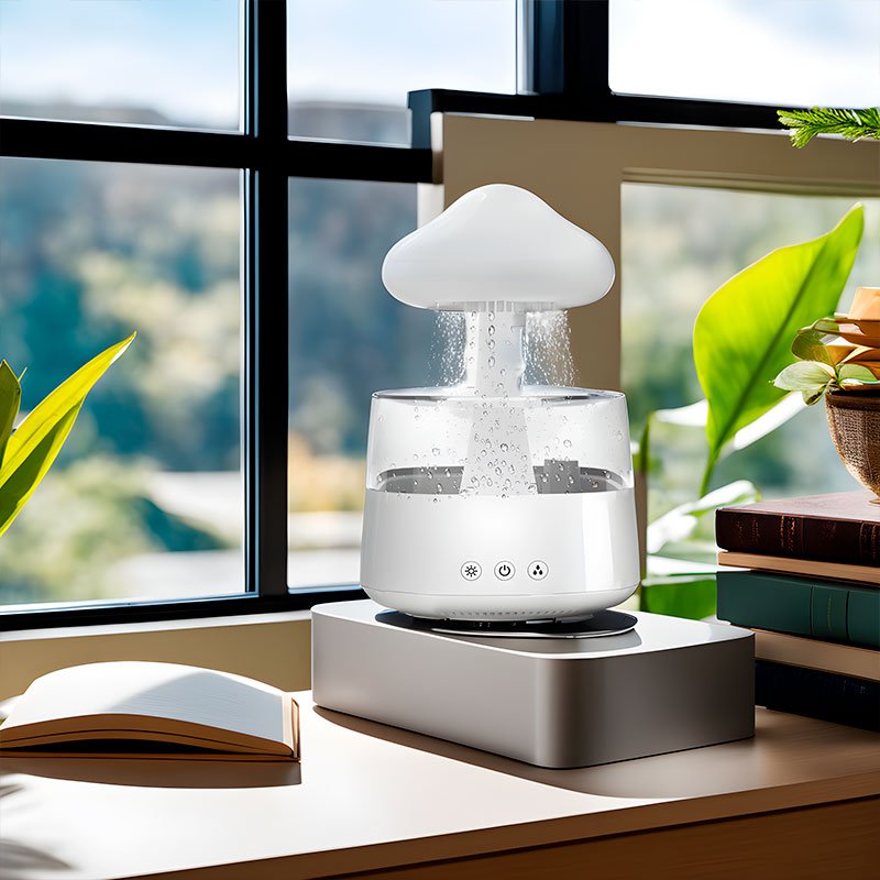 Design Humidifier - RainCloud-White-State of Style
