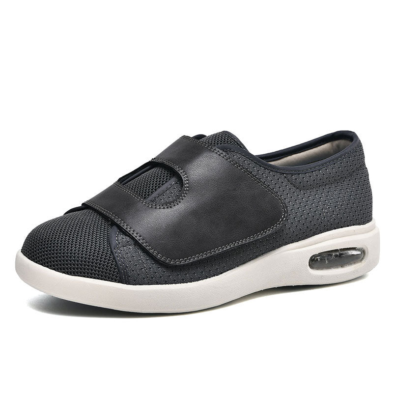 Diabetic Walking Shoes for Wide Swollen Feet - ComfortPlus-Black-4.0-State of Style