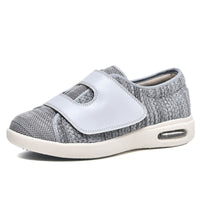 Diabetic Walking Shoes for Wide Swollen Feet - ComfortPlus-Grey-37-State of Style