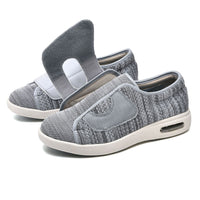 Diabetic Walking Shoes for Wide Swollen Feet - ComfortPlus-Grey-37-State of Style