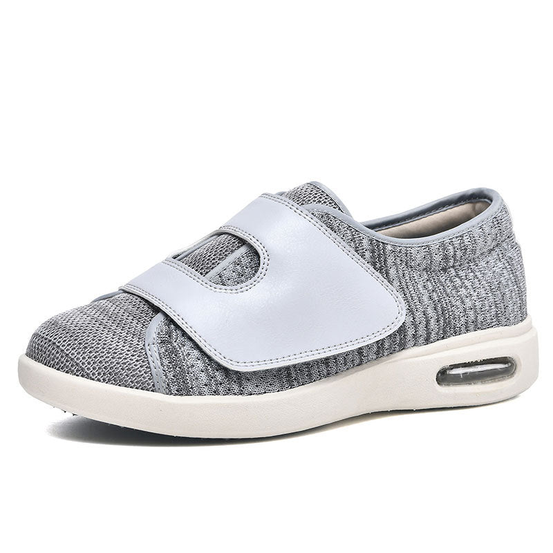 Diabetic Walking Shoes for Wide Swollen Feet - ComfortPlus-Grey-4.0-State of Style
