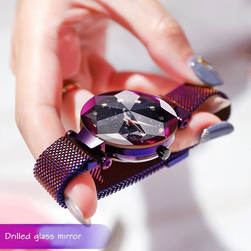 DiamondWatch | Watch for Women-Gold-State of Style