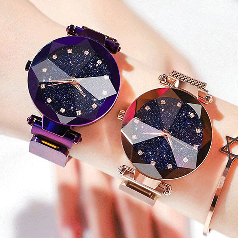 DiamondWatch | Watch for Women-Gold-State of Style