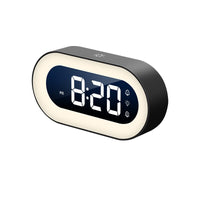 Digital Alarm Clock with Night Light - Lumino-Black-State of Style
