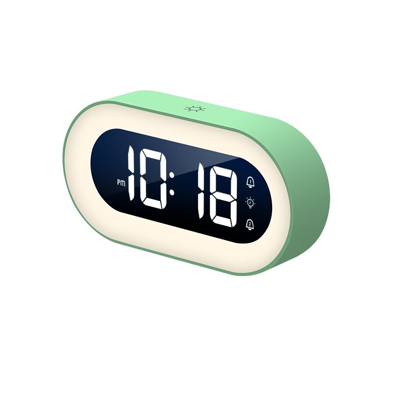 Digital Alarm Clock with Night Light - Lumino-Green-State of Style
