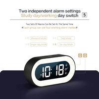 Digital Alarm Clock with Night Light - Lumino-White-State of Style