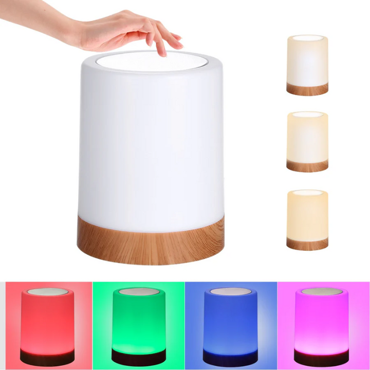 Dimmable Night Lamp with Sleek Design – LuxeTouch-State of Style