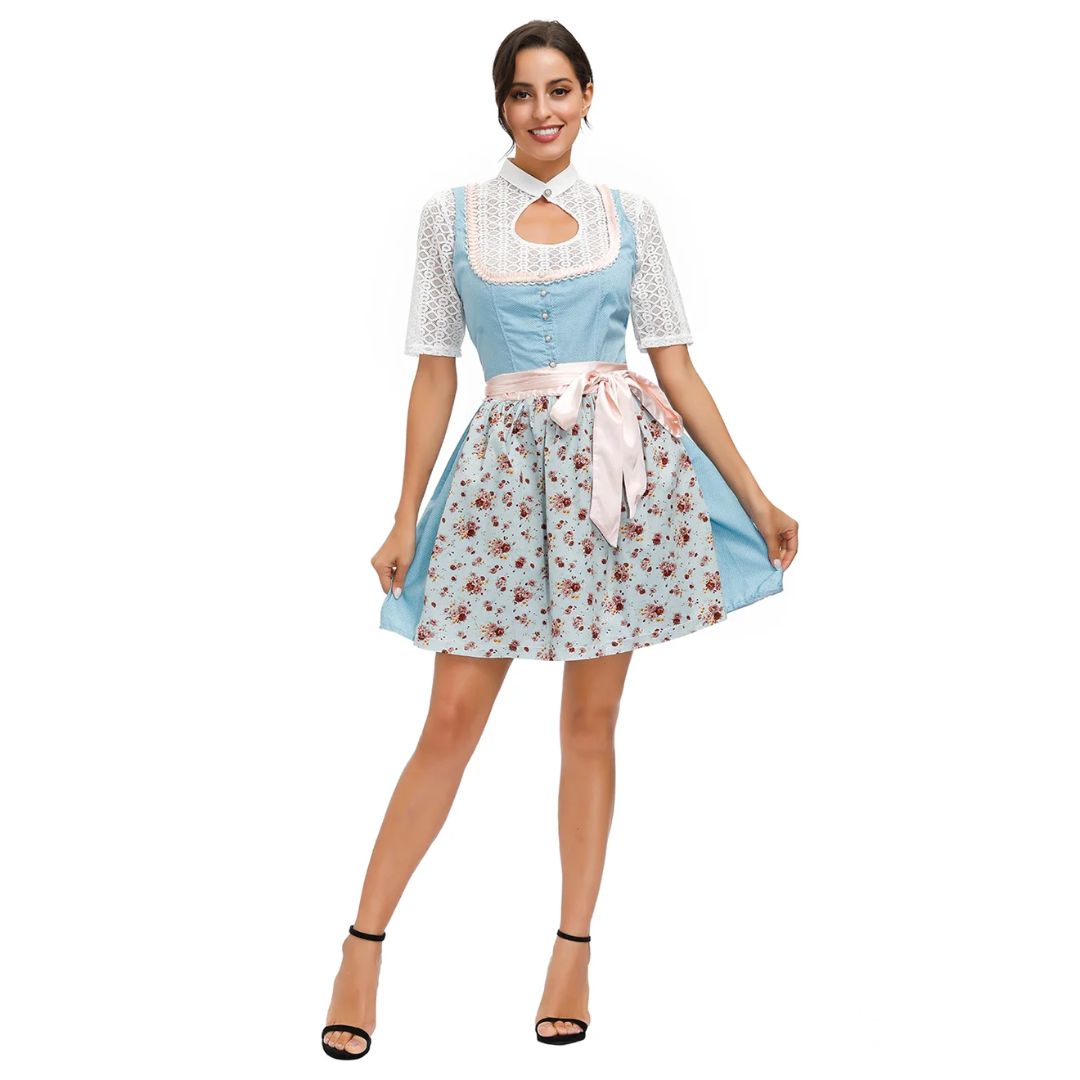 Dirndl Alexandra – Classic Bavarian Oktoberfest Dress-Black-M-State of Style