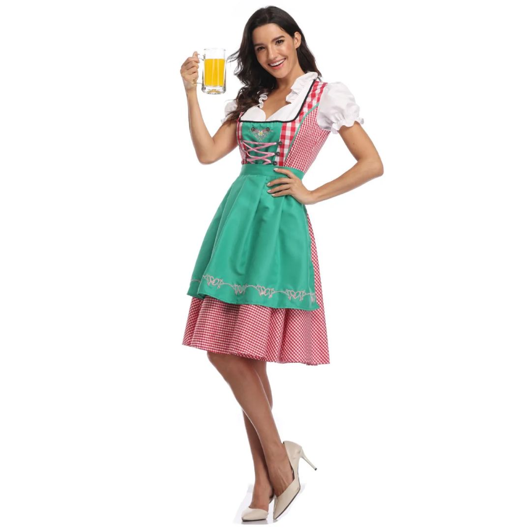 Dirndl Andrea – Traditional Bavarian Oktoberfest Dress-Black-XS-State of Style