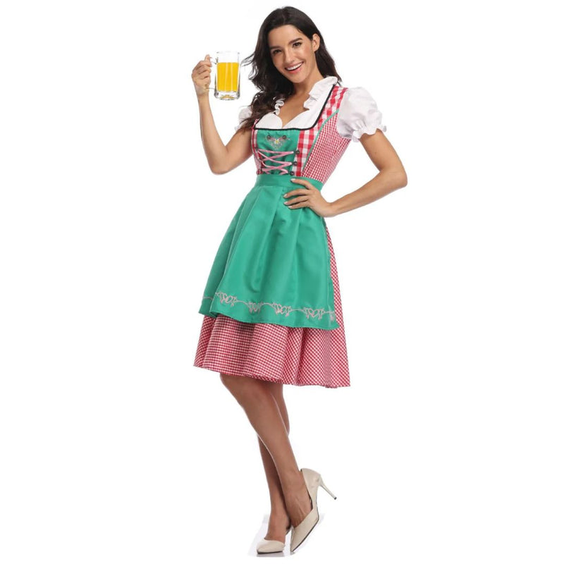 Dirndl Andrea – Traditional Bavarian Oktoberfest Dress-Black-XS-State of Style