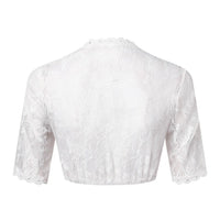Dirndl Blouse Lucy – Elegant Lace Oktoberfest Crop Top-S-State of Style