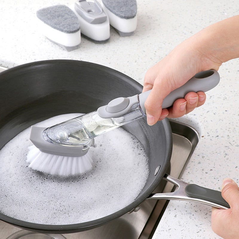 Dish brush with soap dispenser - DishMaster-State of Style