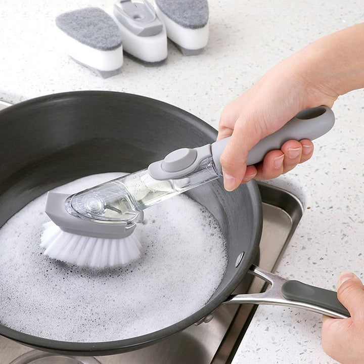 Dish brush with soap dispenser - DishMaster-State of Style