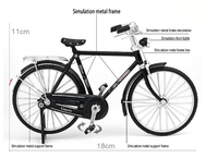 DIY Bicycle Scale Model - RetroCycle-Black (DIY)-State of Style