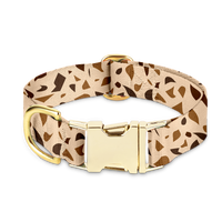 Dog Collar with Golden Accents – GoldenTerra-XS / 15mm-State of Style