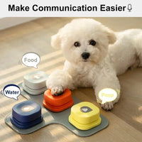Dog Communication Buttons Set - BarkTalk-2 Pieces-State of Style