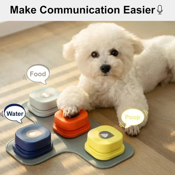 Dog Communication Buttons Set - BarkTalk-2 Pieces-State of Style