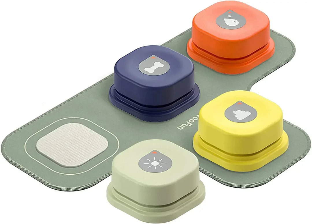 Dog Communication Buttons Set - BarkTalk-4 Pieces-State of Style