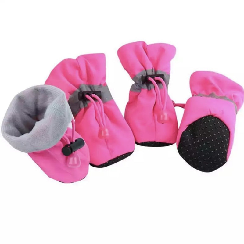 Dog Gloves - Pawsome Winter Walkies-Pink-XS-State of Style