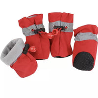 Dog Gloves - Pawsome Winter Walkies-Red-XS-State of Style