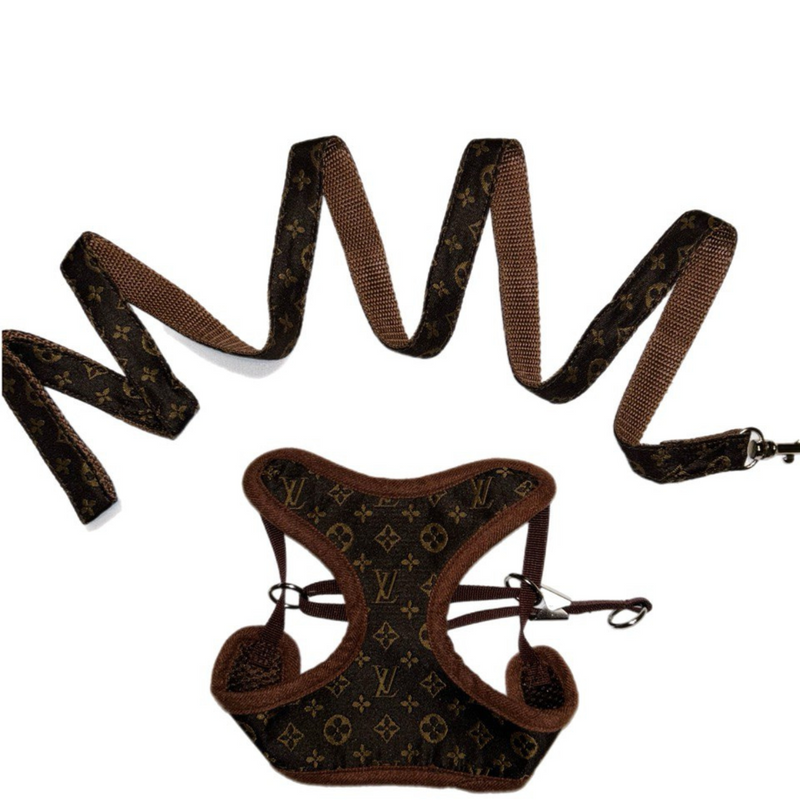 Dog Harness and Leash Set – PawLuxe-XS (1-1.5 kg)-State of Style