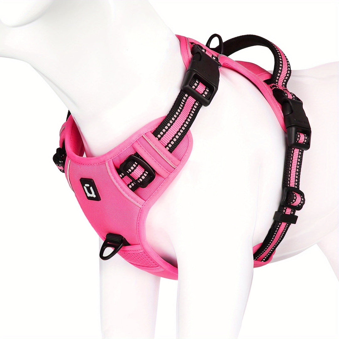 Dog harness - SafeWalk-Fuchsia-S-State of Style