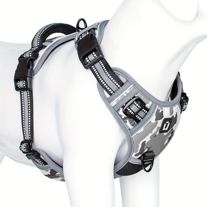 Dog harness - SafeWalk-Light grey-S-State of Style