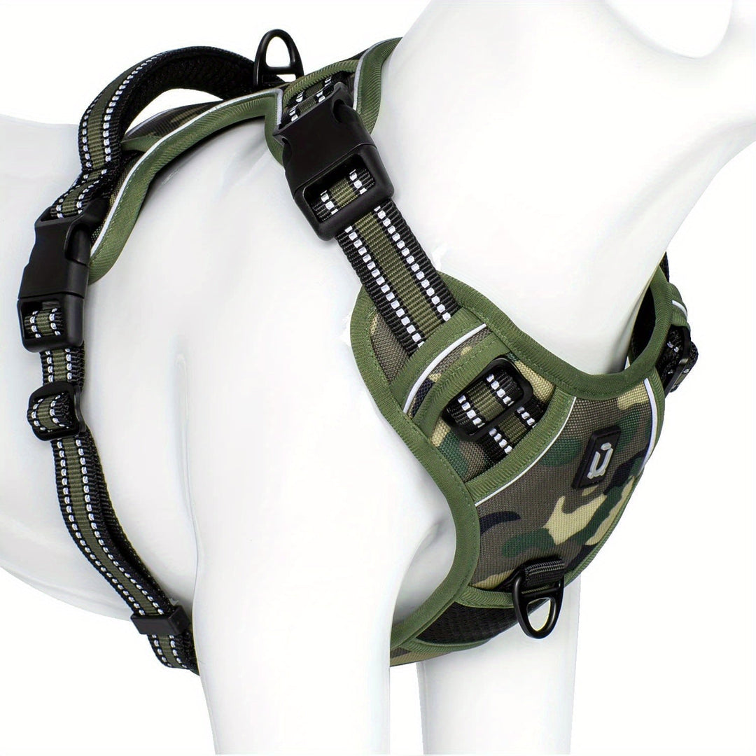Dog harness - SafeWalk-Olive green-S-State of Style