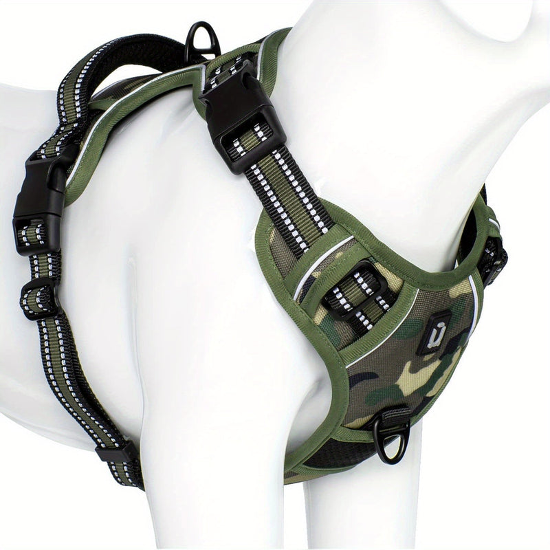 Dog harness - SafeWalk-Olive green-S-State of Style