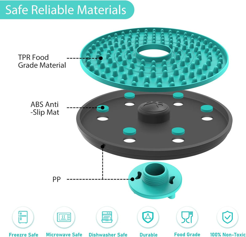 Dog Lick Mat – Feeding Bowl for Anxiety Relief-Blue-State of Style
