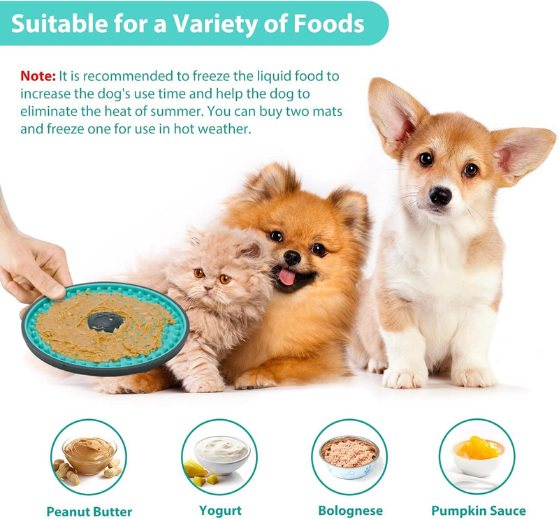 Dog Lick Mat – Feeding Bowl for Anxiety Relief-Blue-State of Style