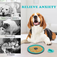 Dog Lick Mat – Feeding Bowl for Anxiety Relief-Blue-State of Style