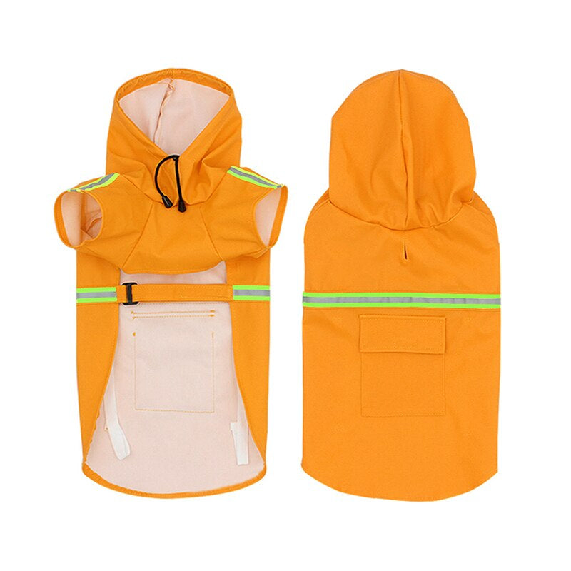 Dog Raincoat - RainGuard Pro-Orange-S-State of Style