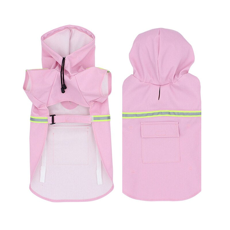Dog Raincoat - RainGuard Pro-Pink-S-State of Style