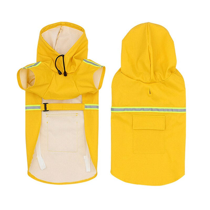 Dog Raincoat - RainGuard Pro-Yellow-S-State of Style