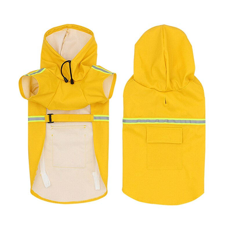 Dog Raincoat - RainGuard Pro-Yellow-S-State of Style