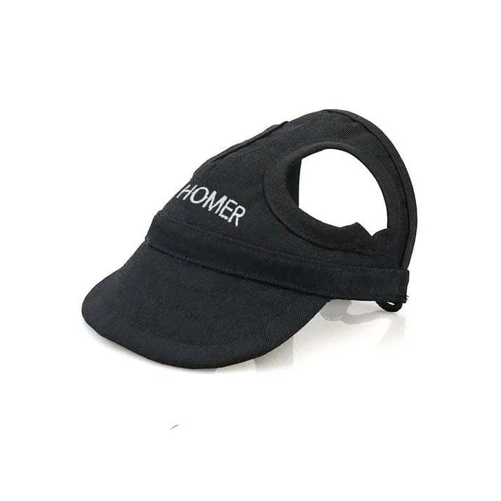 Dog Sun Cap for UV Protection-Black-S - Small dogs (weight under 10 kgs)-State of Style