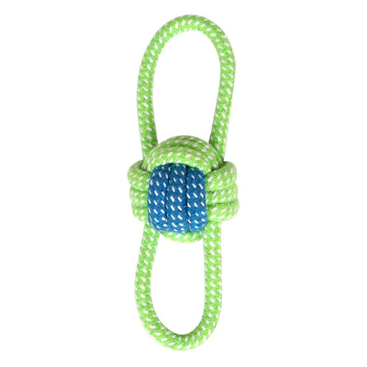 Dog Tug Toy - Tug & Play Rope Ball-Ball with Loop 36 cm-State of Style