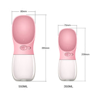 Dog Water Bottle for On the Go - HydroDog-Pink-350 ml-State of Style