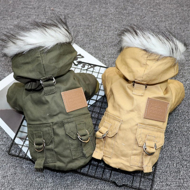 Dog Winter Coat - FrostPaws-Khaki-XS-State of Style