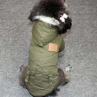 Dog Winter Coat - FrostPaws-Khaki-XS-State of Style