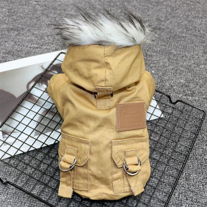 Dog Winter Coat - FrostPaws-Khaki-XS-State of Style