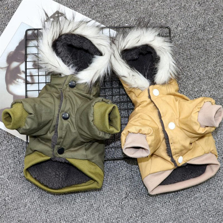 Dog Winter Coat - FrostPaws-Khaki-XS-State of Style