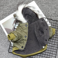 Dog Winter Coat - FrostPaws-Khaki-XS-State of Style