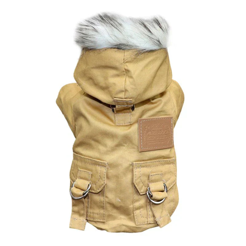 Dog Winter Coat - FrostPaws-Khaki-XS-State of Style