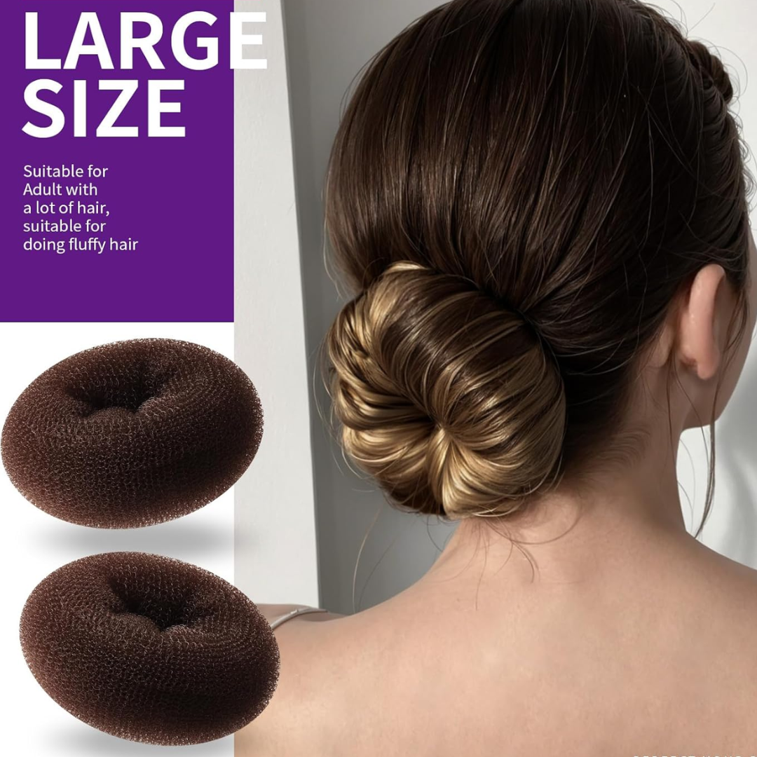 Donut Knot Maker Set – 7 Rings & Accessories-Chocolate-State of Style