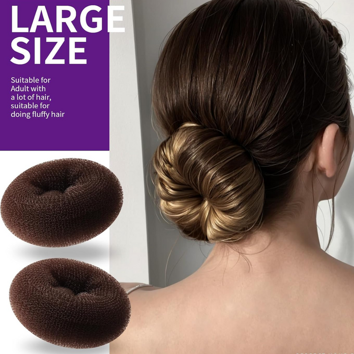 Donut Knot Maker Set – 7 Rings & Accessories-Chocolate-State of Style
