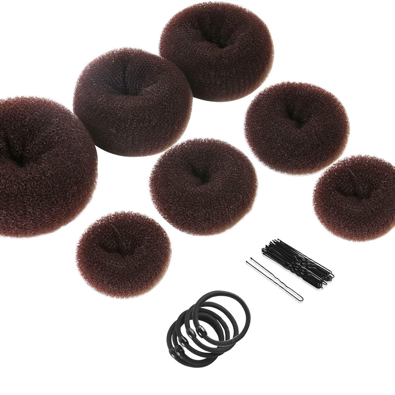 Donut Knot Maker Set – 7 Rings & Accessories-Chocolate-State of Style