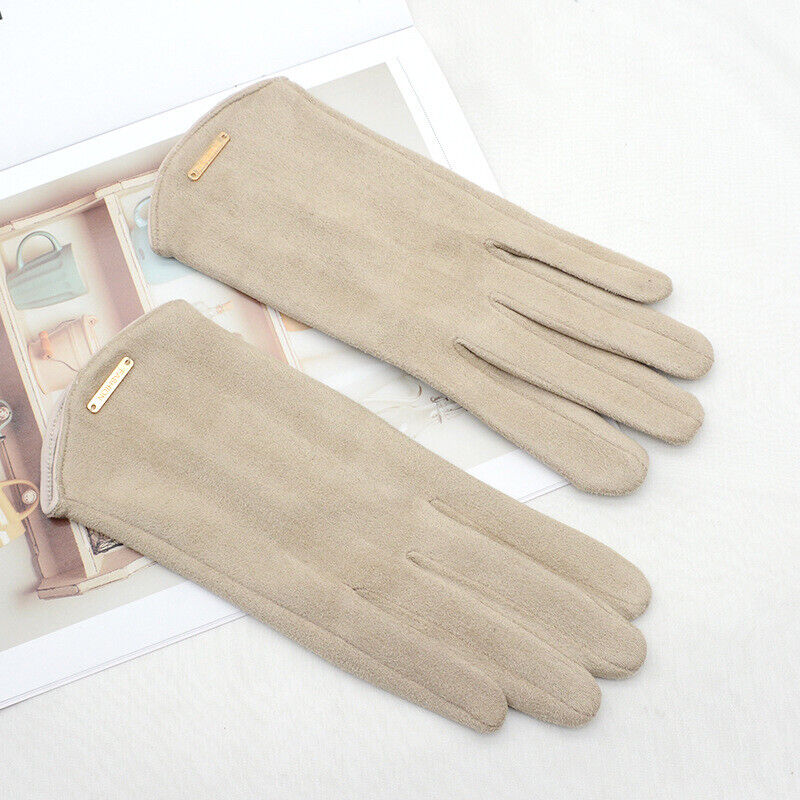 Dorothy Suede Gloves | Classic and Versatile-Beige-State of Style