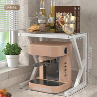 Double-Layer Kitchen Storage Rack - Milan-50CM - White-State of Style
